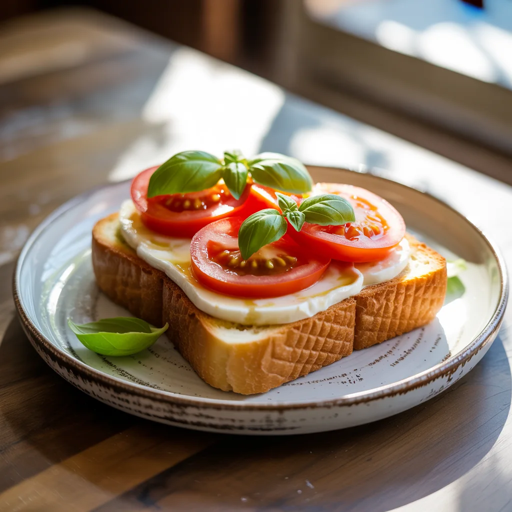 Tost sa mladim sirom i paradajzom